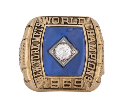1969 New York Mets World Series Championship Ring (Burbrink Family LOA)